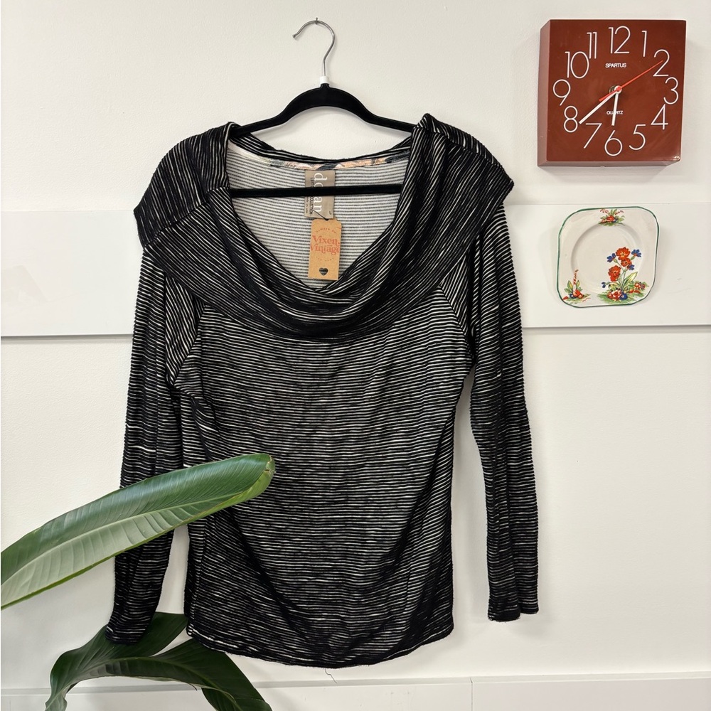 Anthropology Long Sleeve off the shoulder Top